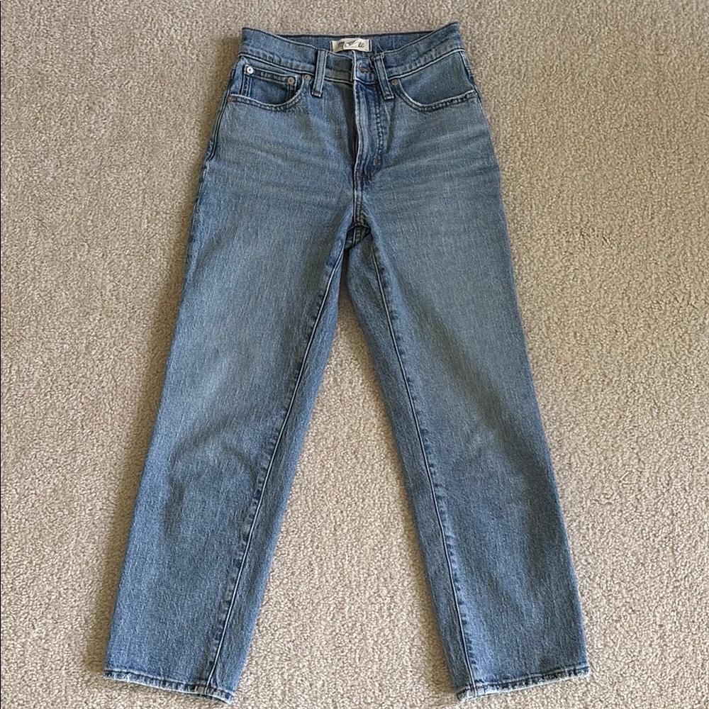 Madewell Perfect Vintage Straight Jean Light Wash